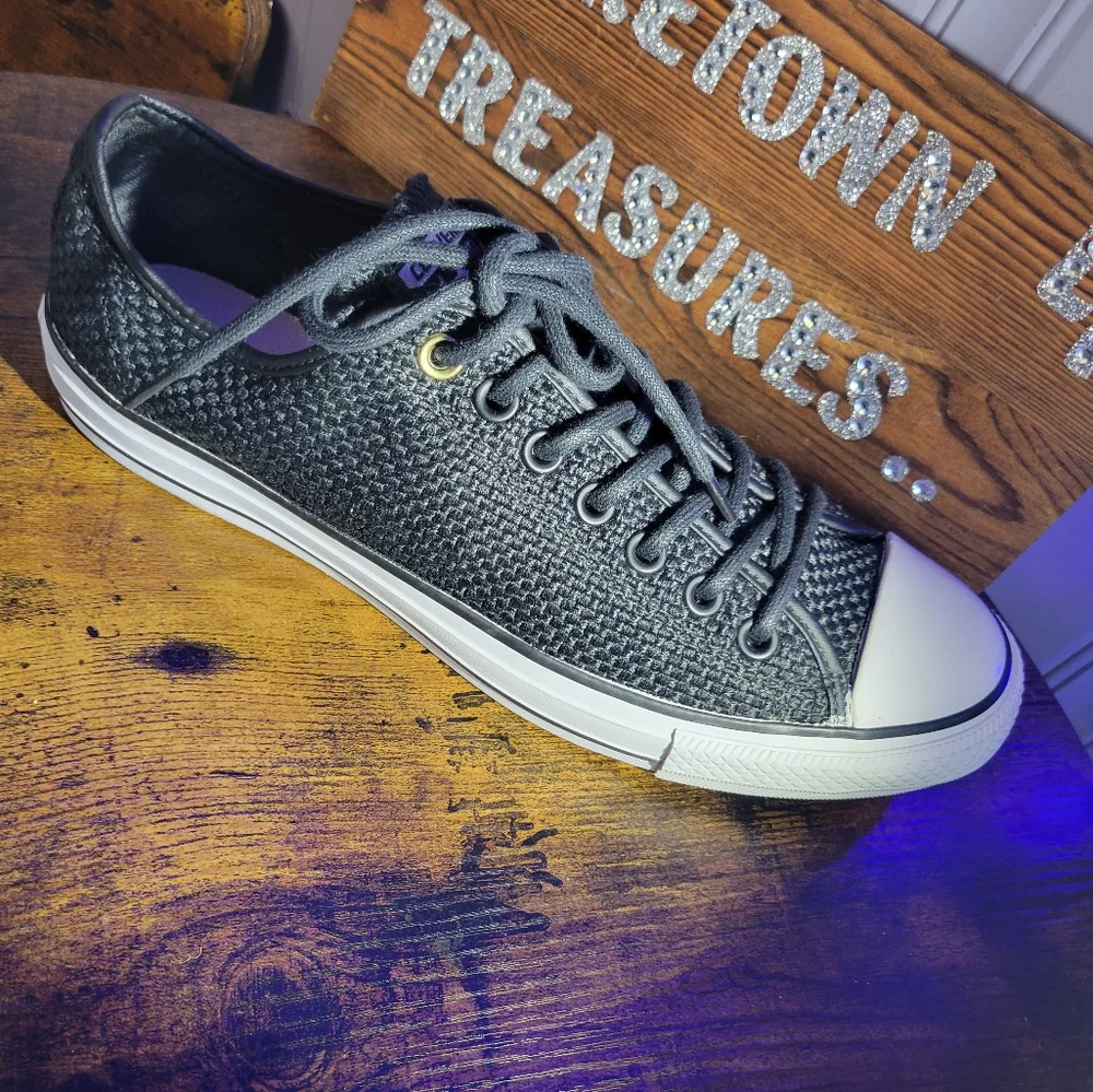 Converse Chuck Taylor All Star Ox Amp cloth low top Sneakers black/white - Picture 10 of 16